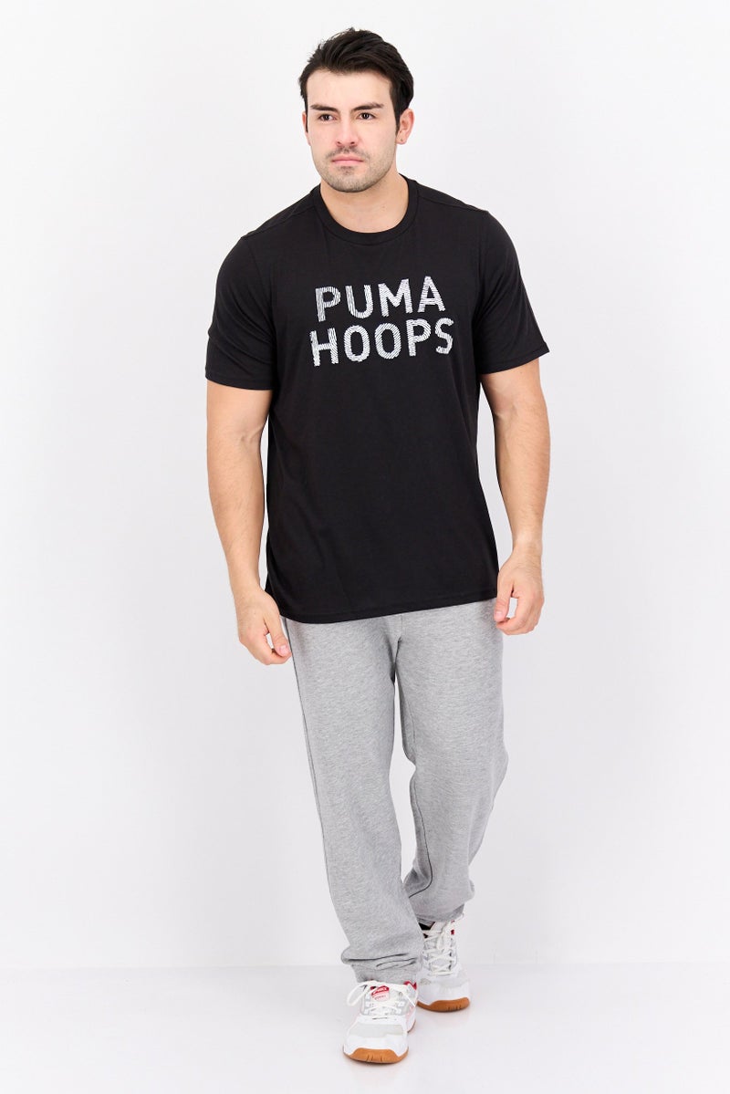 PUMA Men Sportswear Fit Short Sleeve Outdoor T Shirt, Black - Image 2